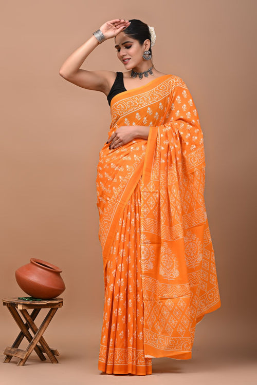 Cotton Mulmul Sarees
