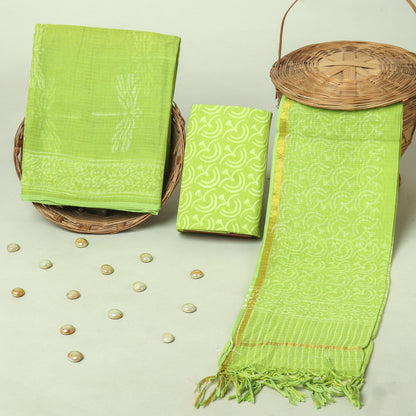 Hand Block Printed Full Kota Doriya Suit Set (FKDS052)