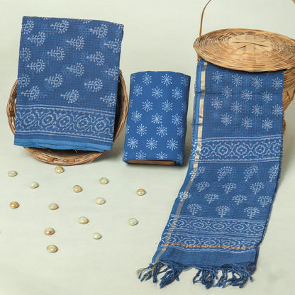 Hand Block Printed Full Kota Doriya Suit Set (FKDS057)